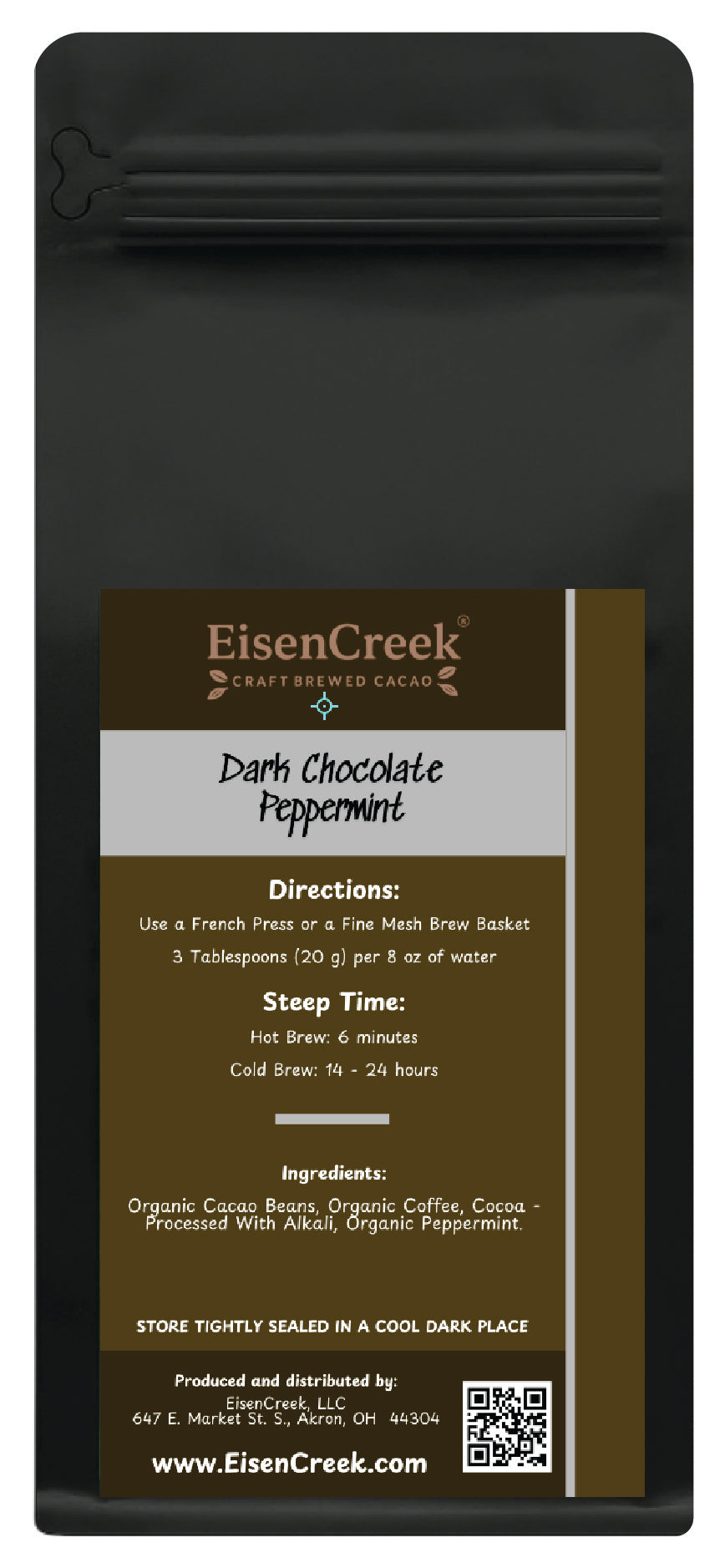Dark Chocolate Peppermint 10 oz