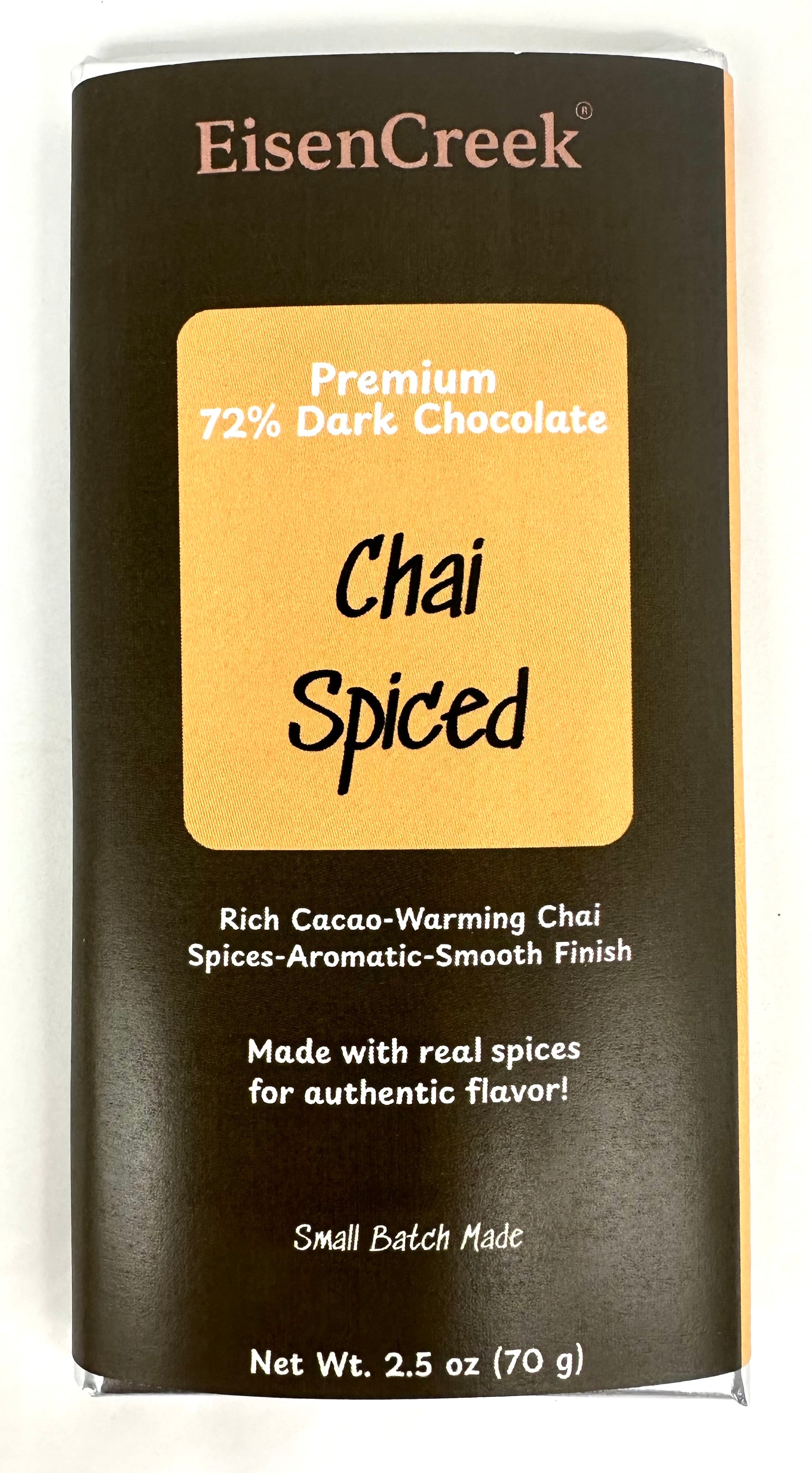 Chai Dark Chocolate Bar - 2.50 oz