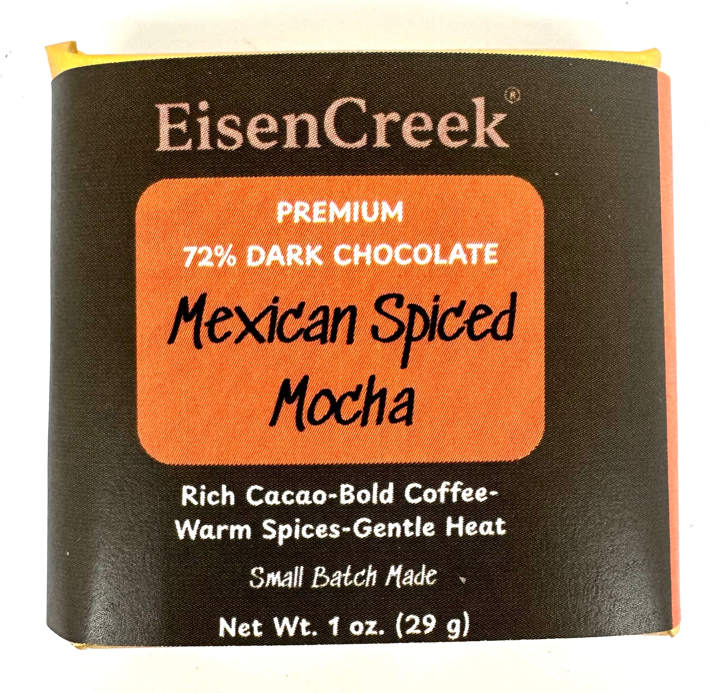 Mexican Spiced Mocha Dark Chocolate Bar - 1 oz