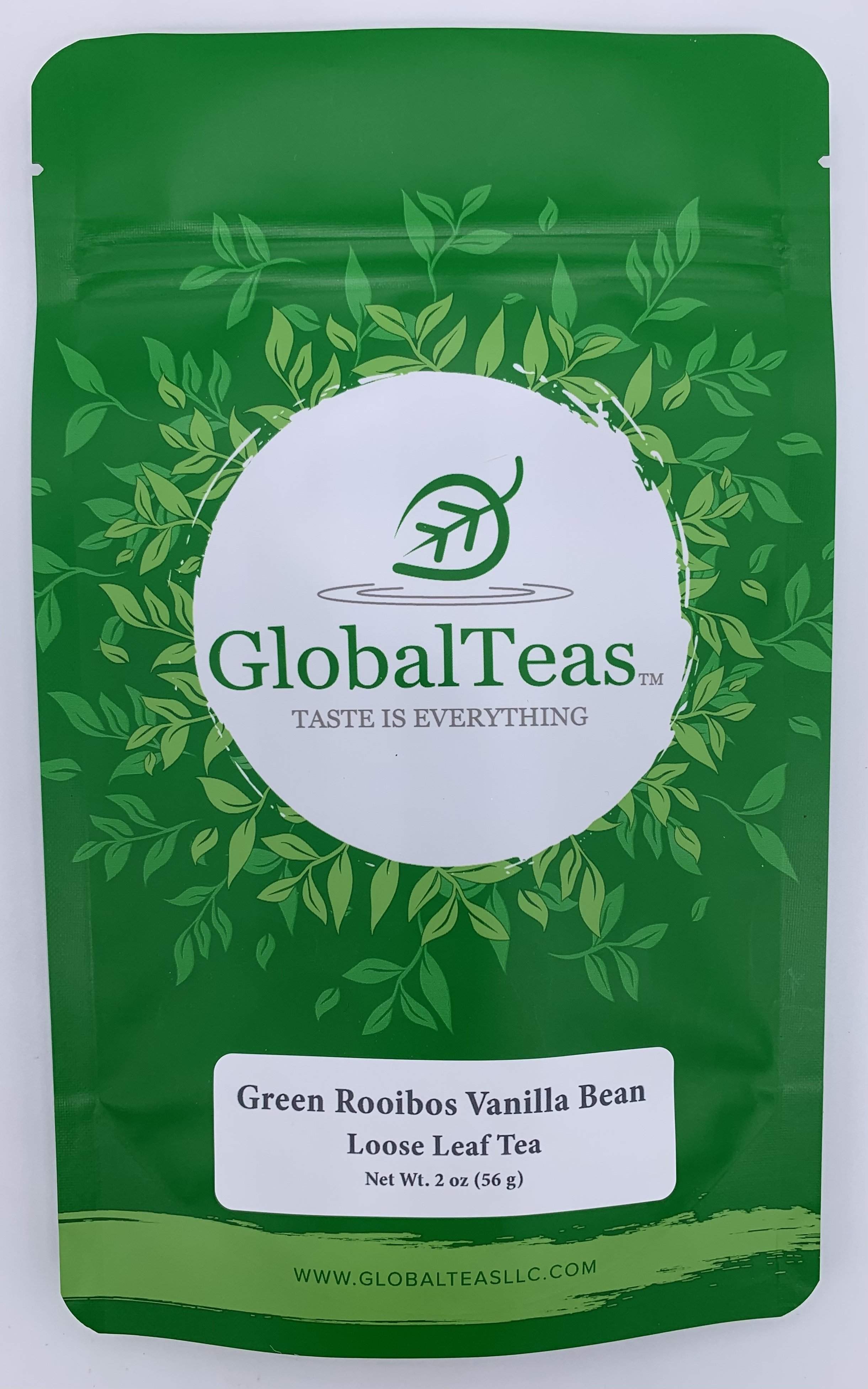 Green Rooibos Vanilla Bean- 24/2 oz bags- WH-Global Teas, LLC-Green Tea,Rooibos,Vanilla Bean,Wholesale