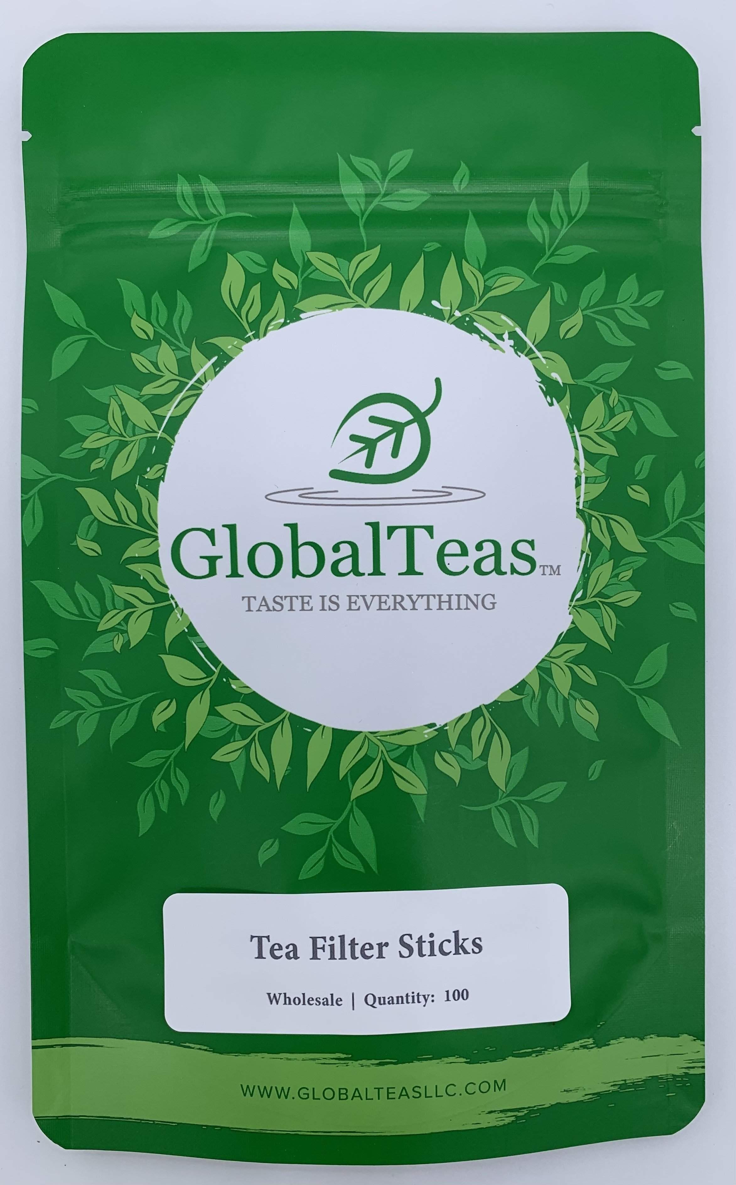 Bamboo Tea Filter Sticks- BPA Free- 12/100 ct- RUO- WH-Global Teas, LLC-Accessory,Bamboo,filter sticks,Wholesale