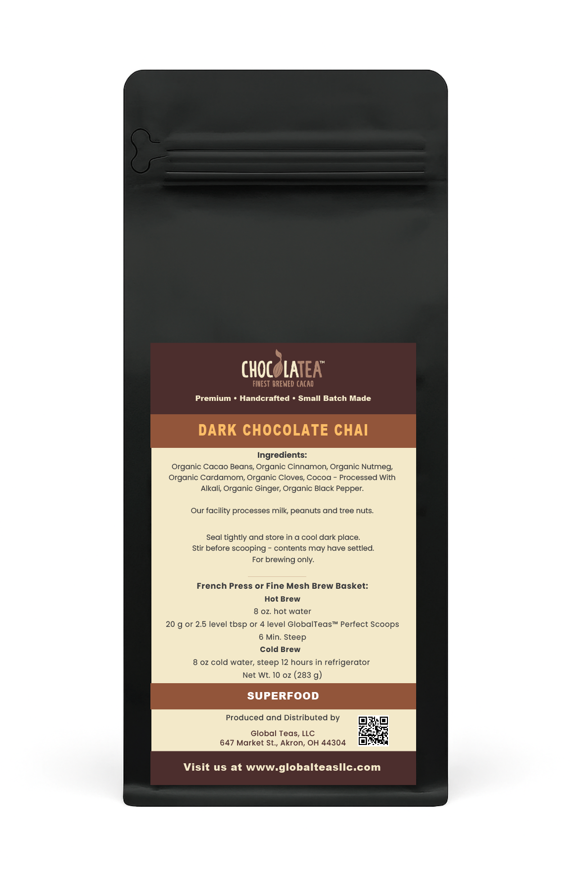 Dark Chocolate Chai 10 oz