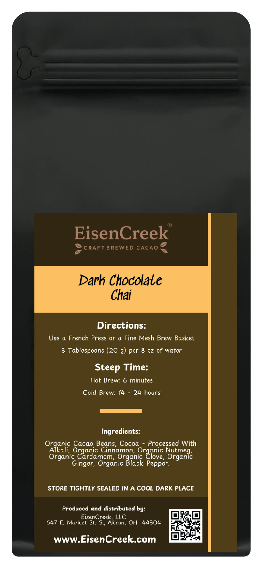 Dark Chocolate Chai 10 oz