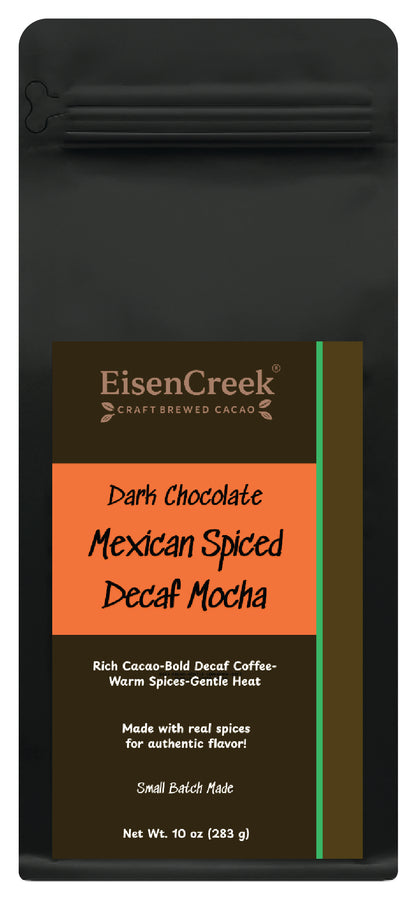 Dark Choc Mexican Spiced Decaf Mocha 10 oz
