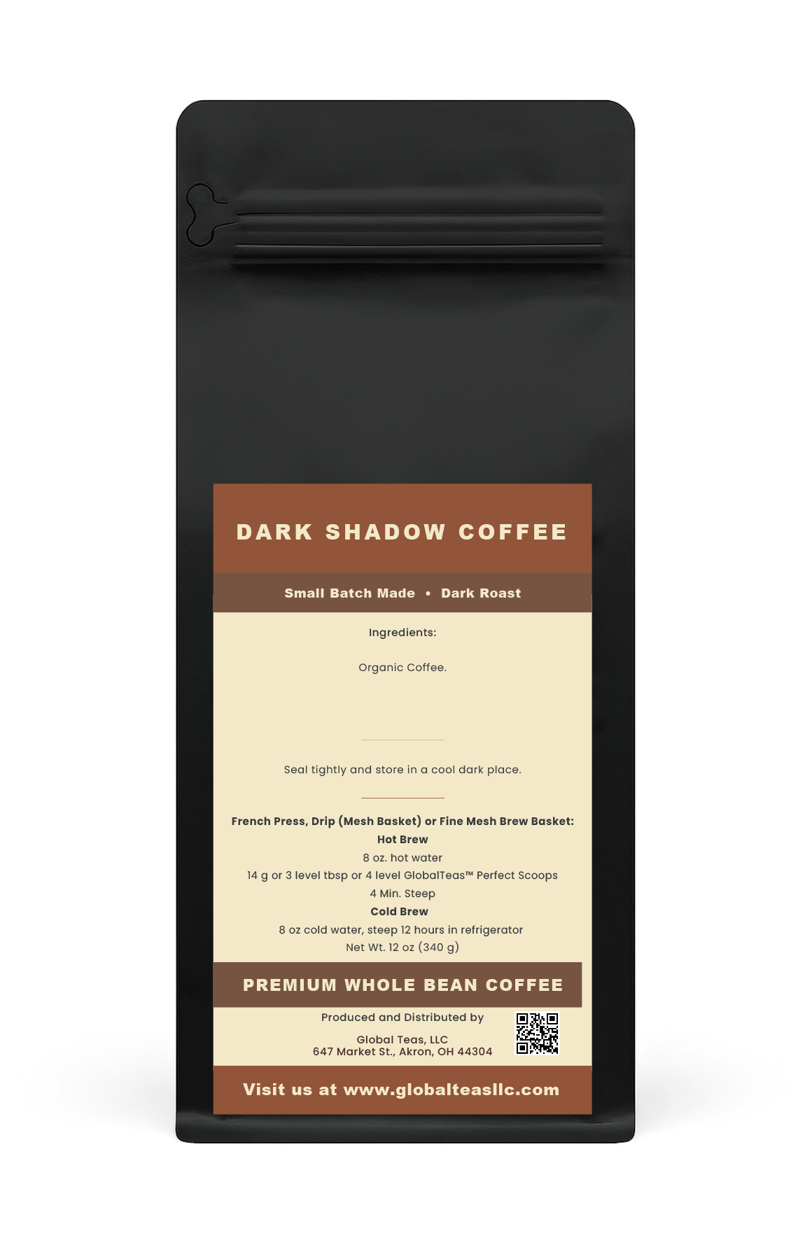 Dark Shadow Coffee Whole Bean