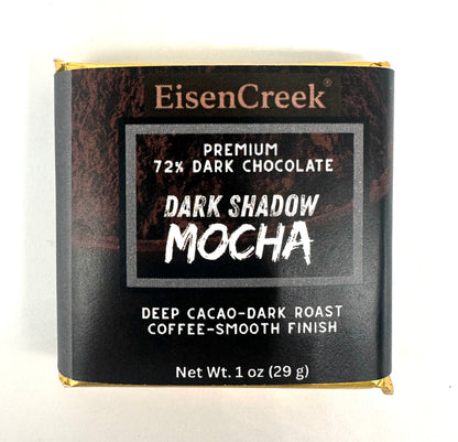 Dark Shadow Mocha Dark Chocolate Bar - 1 oz