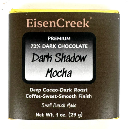 Dark Shadow Mocha Dark Chocolate Bar - 1 oz