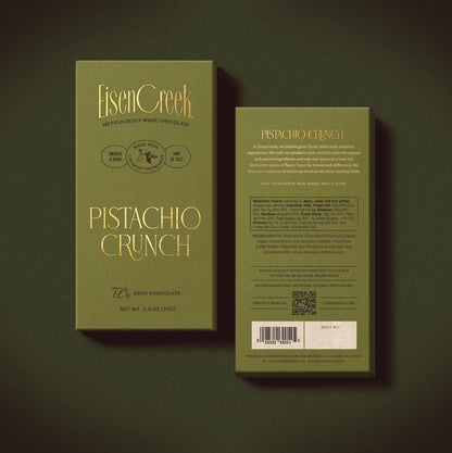 Pistachio Crunch Dark Chocolate Bar - 2.50 oz