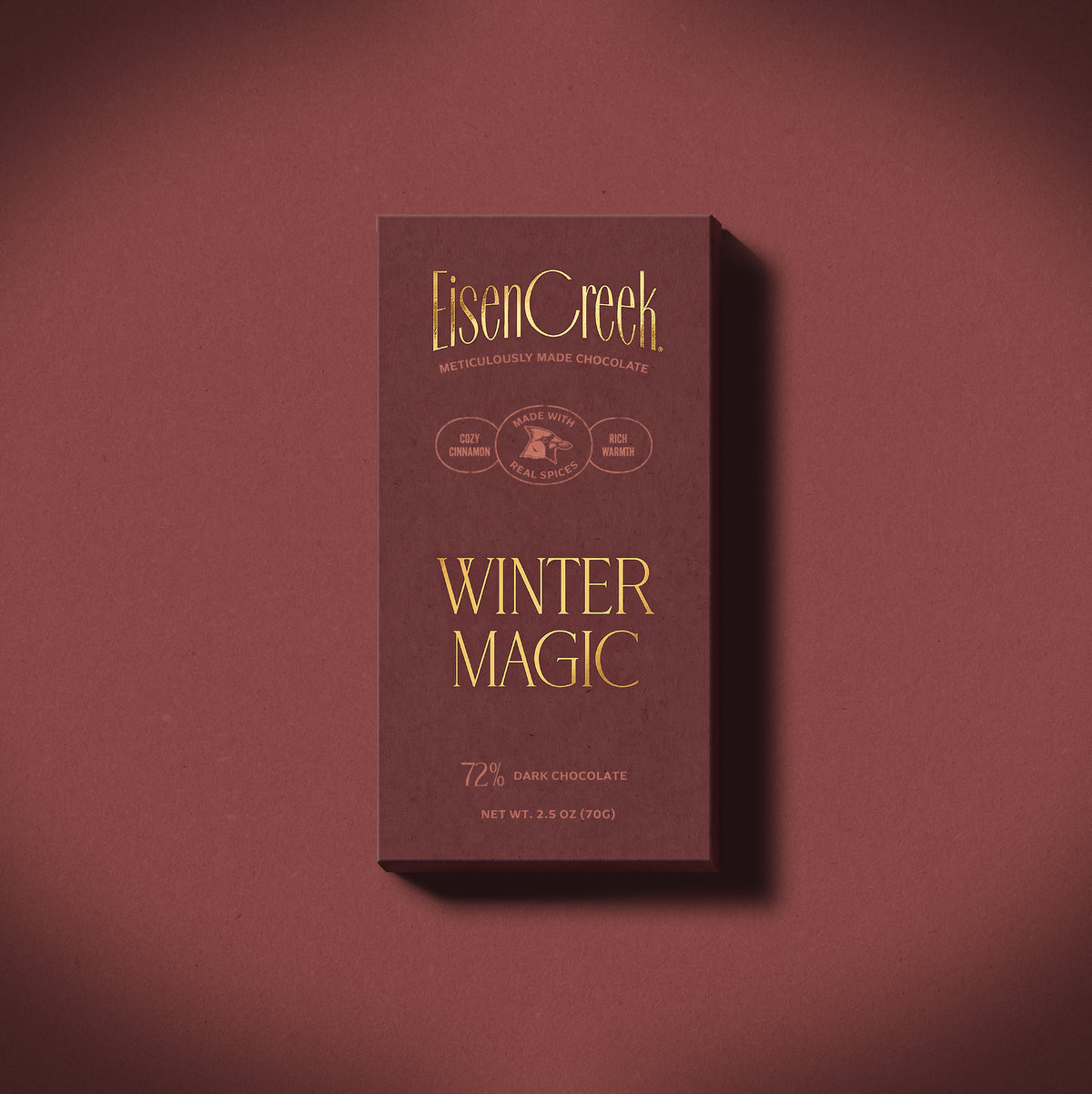 Winter Magic Dark Chocolate Bar - 2.50 oz