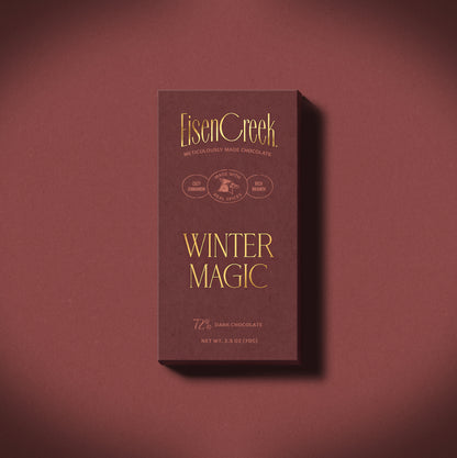 Winter Magic Dark Chocolate Bar - 2.50 oz