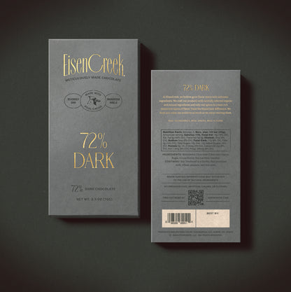 72% Dark Chocolate Bar - 2.50 oz