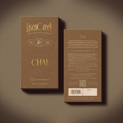 Chai Dark Chocolate Bar - 2.50 oz