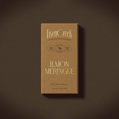 Lemon Meringue Dark Chocolate Bar - SE - 2.50 oz