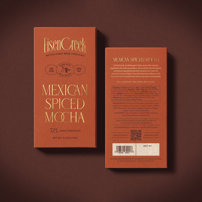 Mexican Spiced Mocha Dark Chocolate Bar - 2.50 oz