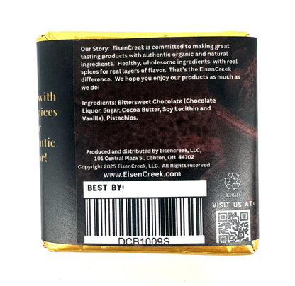 Pistachio Crunch Dark Chocolate Bar - 1 oz