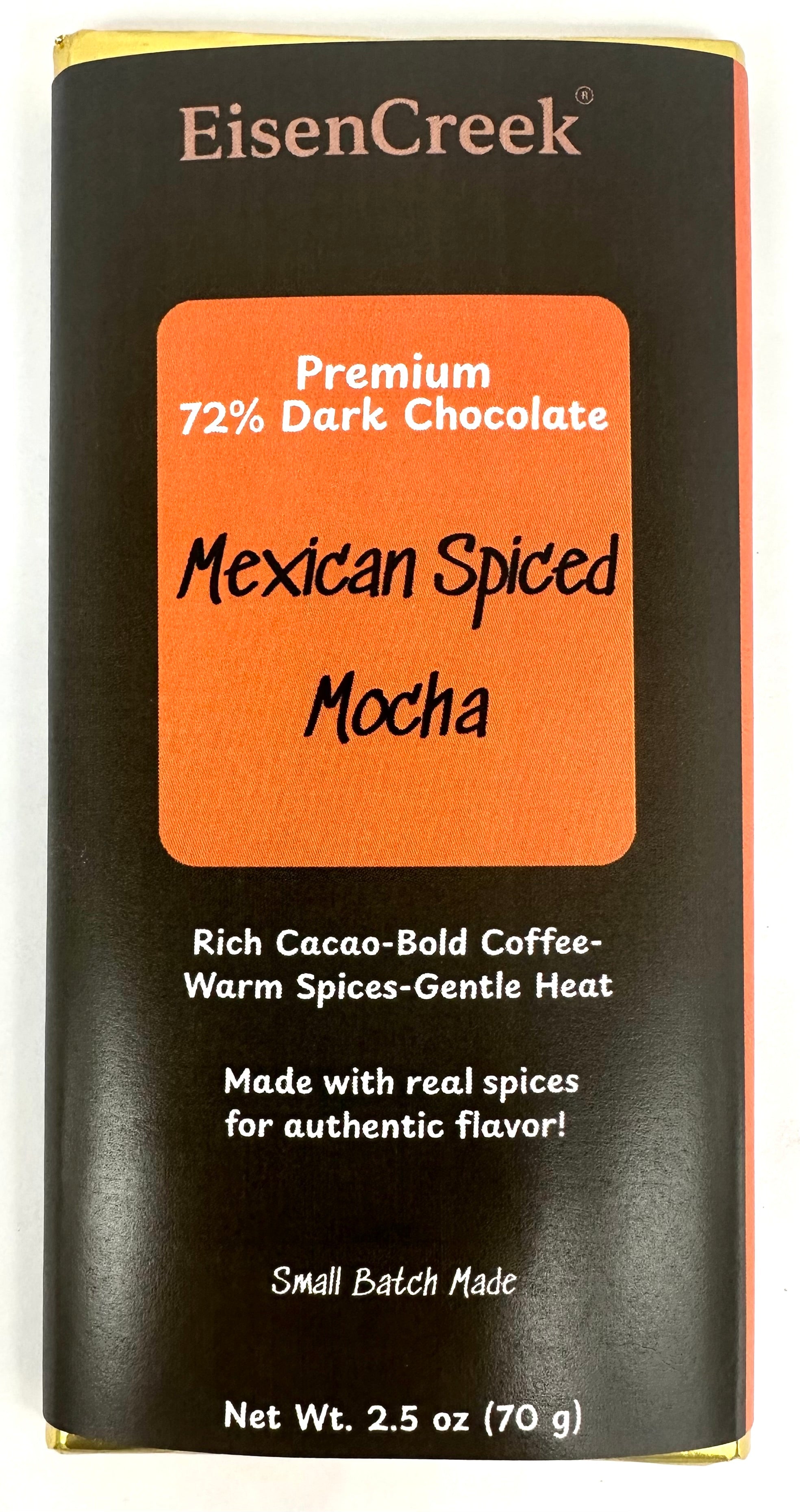 Mexican Spiced Mocha Dark Chocolate Bar - 2.50 oz
