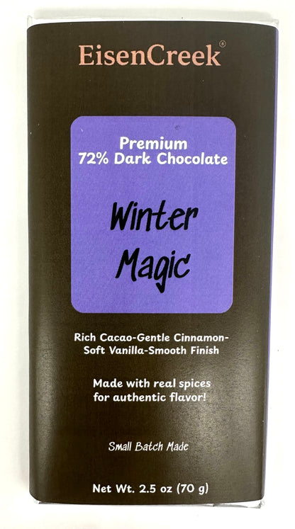Winter Magic Dark Chocolate Bar - 2.50 oz