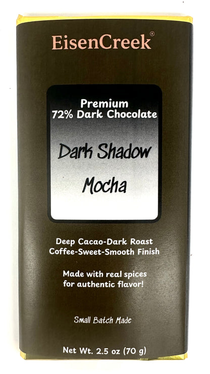 Dark Shadow Mocha Dark Chocolate Bar - 2.50 oz