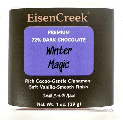Winter Magic Dark Chocolate Bar - 1 oz