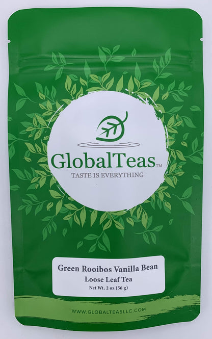 Green Rooibos Vanilla Bean- 24/2 oz bags- WH-Global Teas, LLC-Green Tea,Rooibos,Vanilla Bean,Wholesale