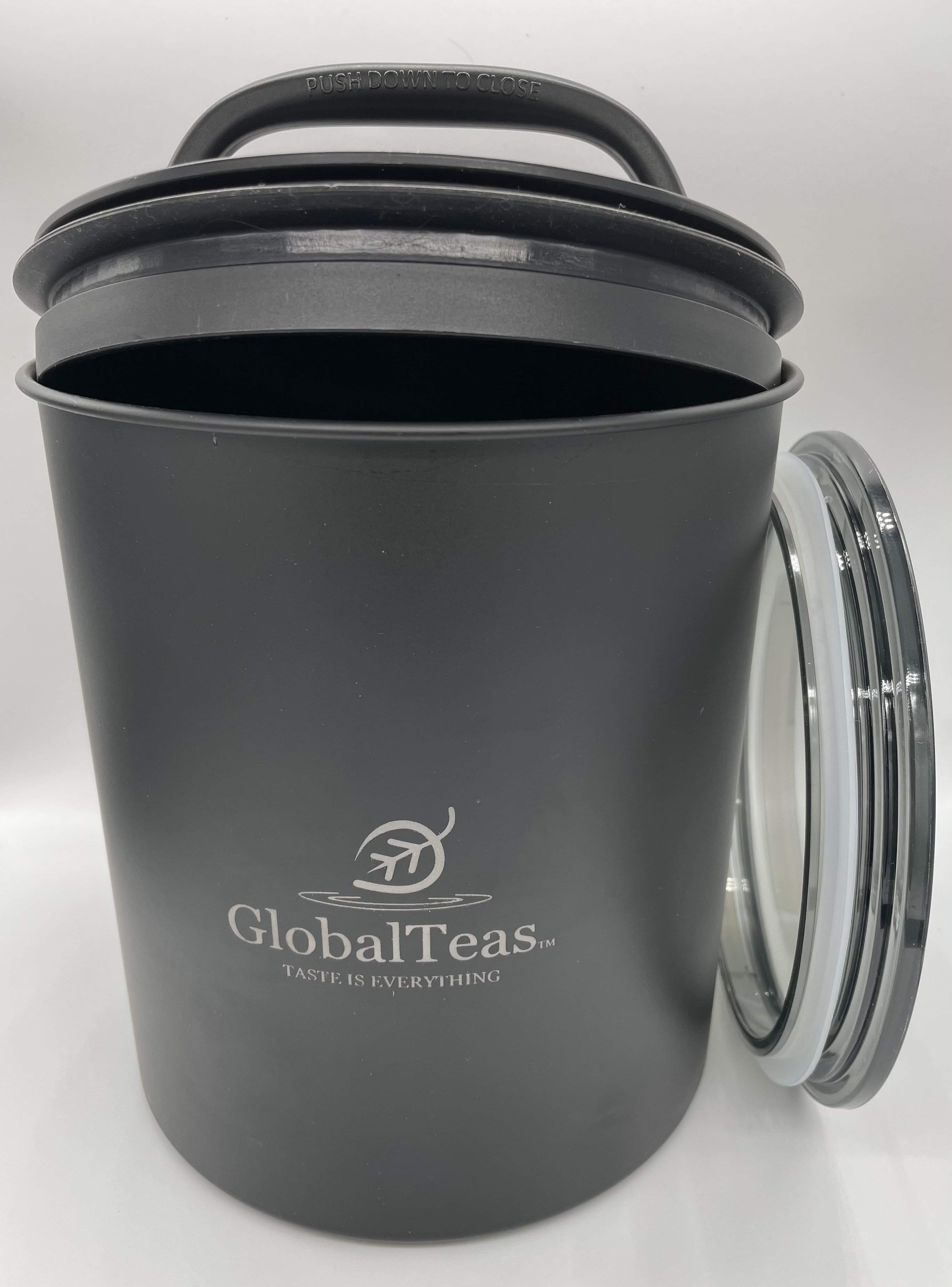 Large Canister Dispenser- 1 kg-Global Teas, LLC-Retail Price,Tag: Tea Storage,Teaware